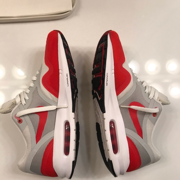 Nike Air Max Lunar 1 Challenge Red Size 10.5 - Picture 7 of 8